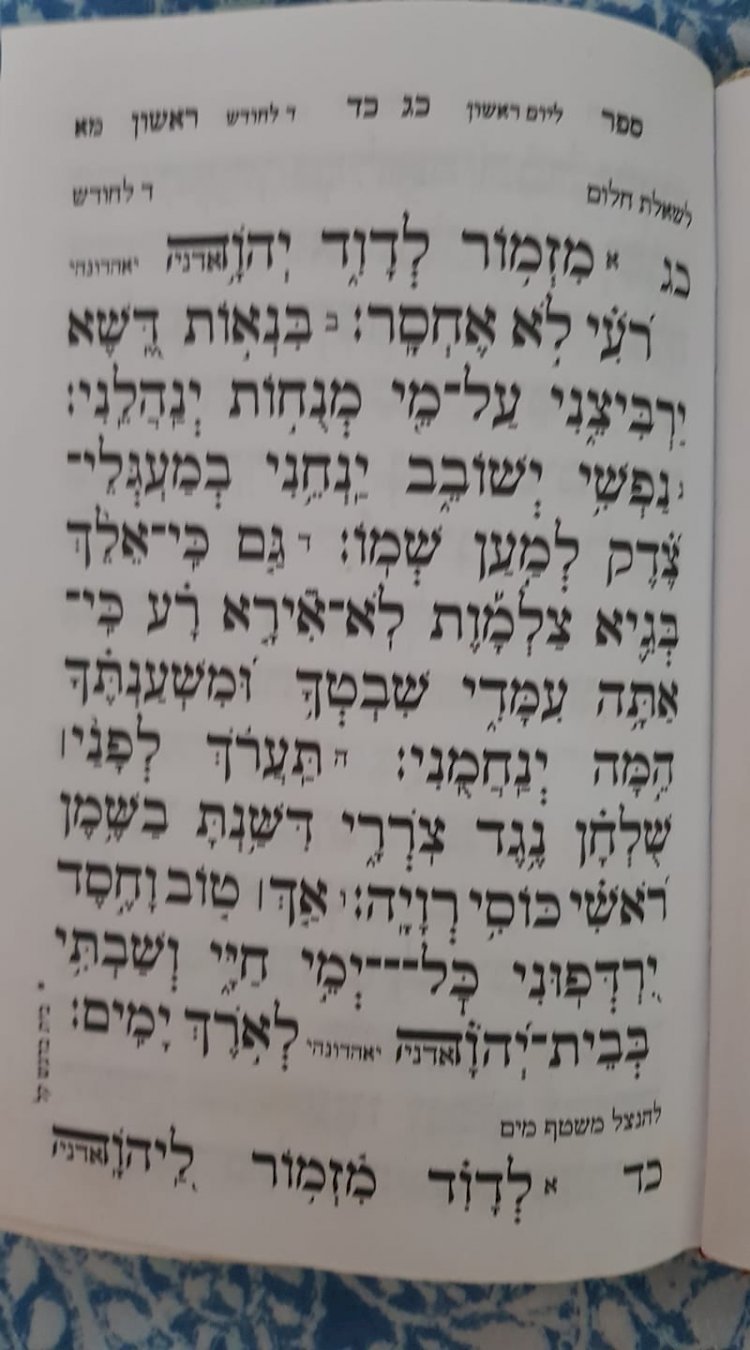 יְהוָה רֹעִי, לֹא אֶחְסָר - פירוש על פי תורת הסוד